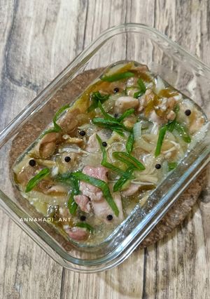 Foto resep Ayam Enoki Kukus Lada Jahe