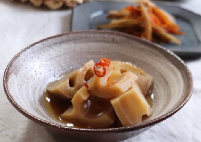 Simple Way to Prepare Quick Fried lotus root with sweet vinegar