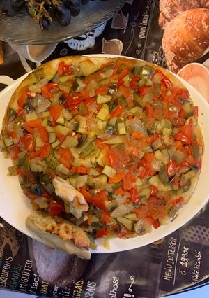 Une photo de Tarte tatin de légumes
