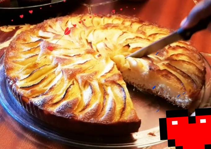 Tourte Aux Pommes à L'ancienne Tourte Pommes Recettes Dessert 16 Tourte aux pommes de Mariejoseelatifa - Cookpad