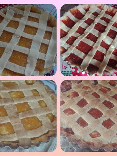 Una foto de Pasta frola de membrillo o batata