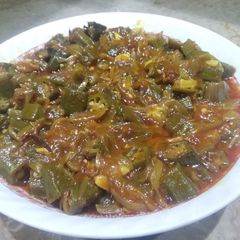 A picture of Masalay dar bhindi.