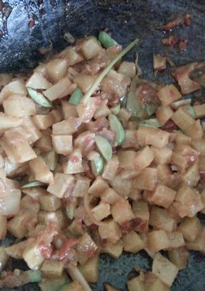 Foto resep Kentang balado pete