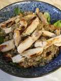 Salada de frango e quinoa