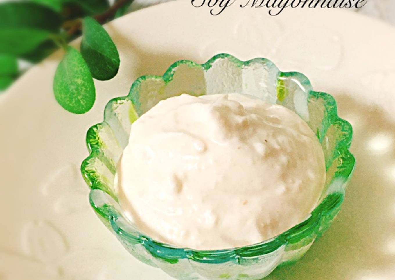 Egg-free! Soy mayonnaise