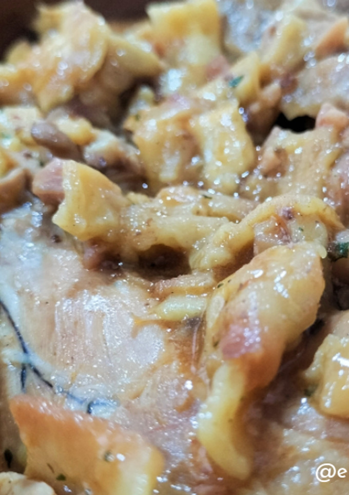 Una foto de Mis gazpachos manchegos con champiñón y picadillo versión 2