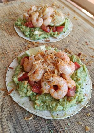 Foto principal de Taco de Gambas al Ajillo con Aguacate