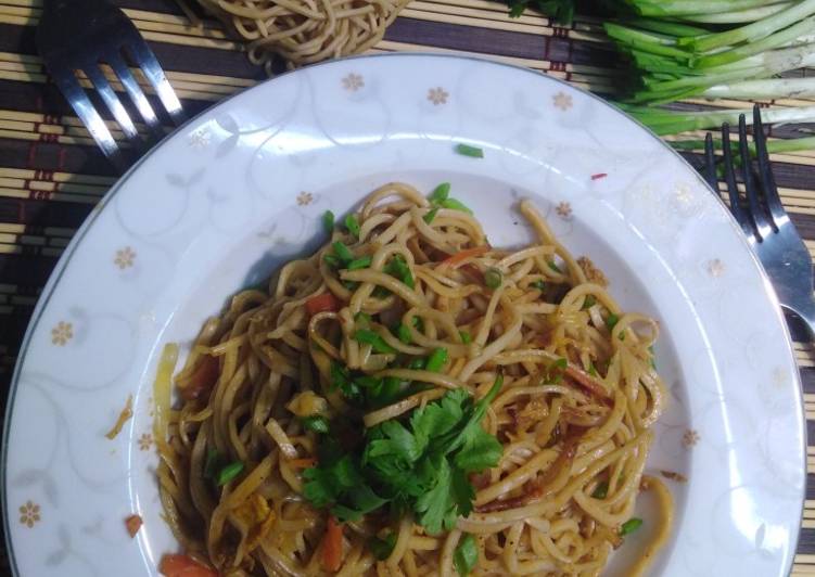 Simple Way to Make Speedy Egg fried noodles
