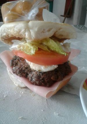 Una foto de Cómo hacer Hamburguesa completa