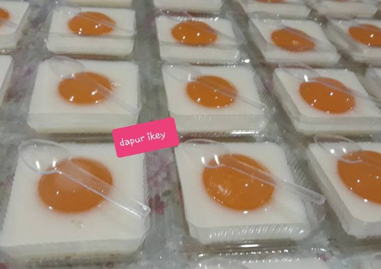 Puding telur ceplok