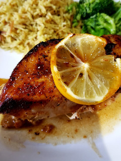 A picture of Lemony Brown Butter Chicken.