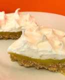 Lemon pie LIGHT! Con base de avena Súper FÁCIL Y RÁPIDO! Al microondas 😍