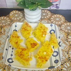 Sweet corn dhokla A picture of Sweet corn dhokla.