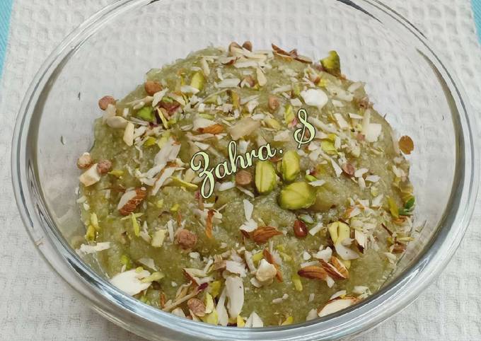 Lauki Ka Halwa Bottle Gourd Halwa Recipe By Zahra Shaikh Cookpad