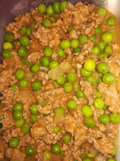 Una foto de Guisantes con carne picada