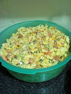 A picture of Pasta screws salad.