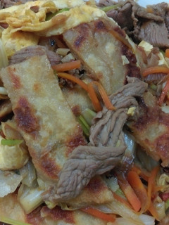牛肉什錦炒餅 的食譜成品照片