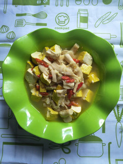 Foto resep Tumis Kuah Jamur Tiram Tahu Kuning