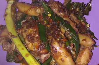 Resep Oseng mercon baby cumi yang Enak Banget