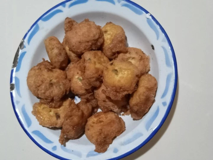 Langkah Mudah untuk Membikin Resep Perkedel Tahu kuning isi Daging Ayam yang Lezat Sekali Anti Ribet, Lezat Sekali