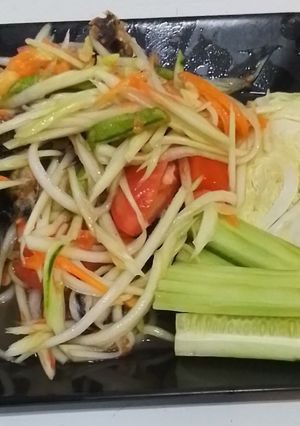 รูปของ ส้มตำปูปลาร้า