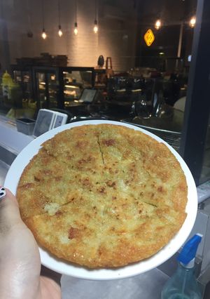 Hình của món Bánh chưng rán.