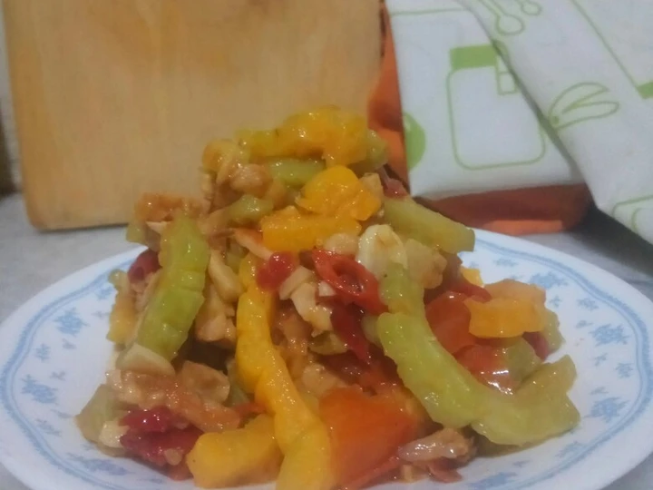 Langkah Gampang Membikin Resep Tumis pare tempe🌶️🍅🫑🥒 #MmAnna2022 yang Bikin Ngiler Anti Ribet, Sempurna