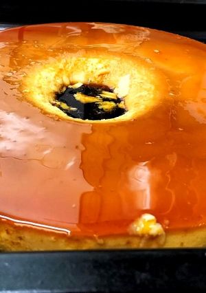 Una foto de Flan casero