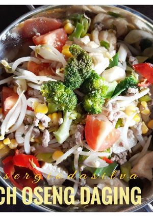 Foto resep Oseng Toge, brokoli, Tahu, Daging - mpasi 18 month
