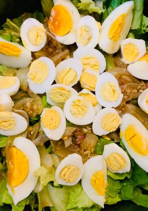 Hình của món Xà lách carol trộn dầu dấm Đà Lạt.