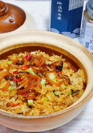 小卷XO醬糯米煲仔飯 的食譜成品照片