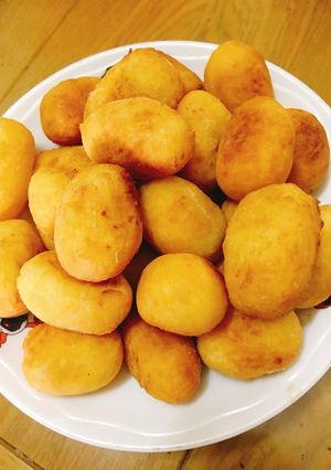 Hình của món Khoai lang kén.