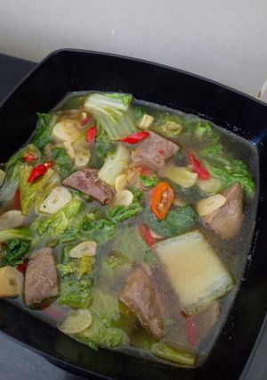 Foto resep Sawi daging sapi