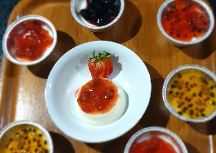 3. Fruit Pannacotta super gampang