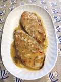 Salmon in White Sauce