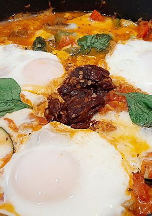 Foto resep Egg in Hell / Telur asam pedas / 에그인헬 (Tren Korea)