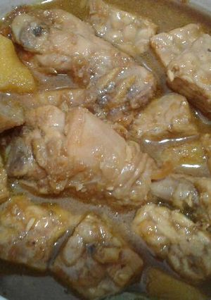 Foto resep Semur ayam kentang tempe