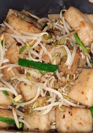 Foto resep Kue lobak tumis taoge