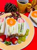 Japanese Sándwich de frutas 🌷🌻 🧉
