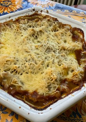 Une photo de Gratin de fèves au bœuf façon hachis Parmentier