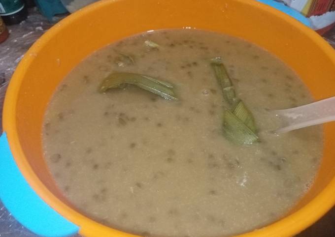 Bubur kacang hijau kental & simpel