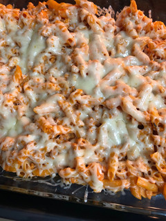 Una foto de Macarrones gratinados