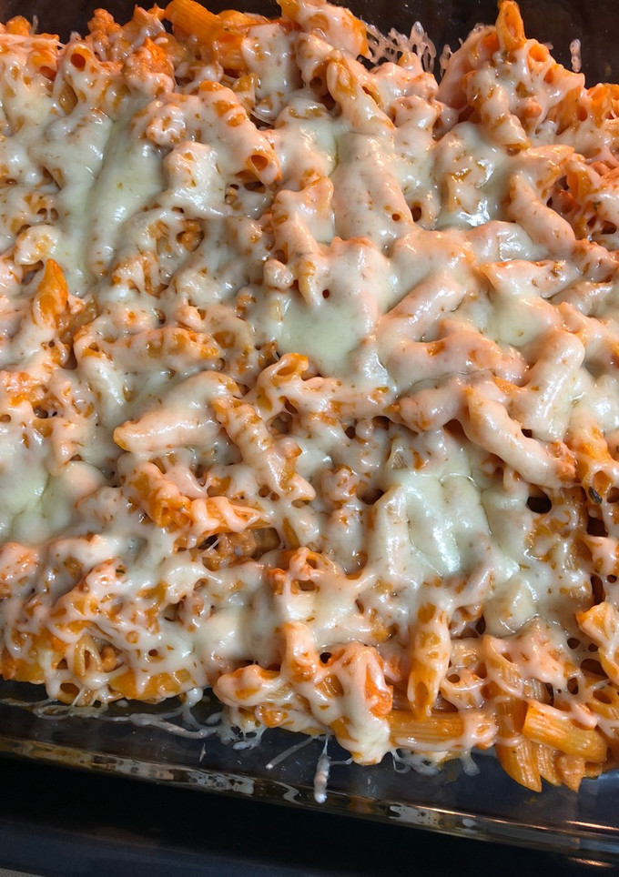 Una foto de Macarrones gratinados