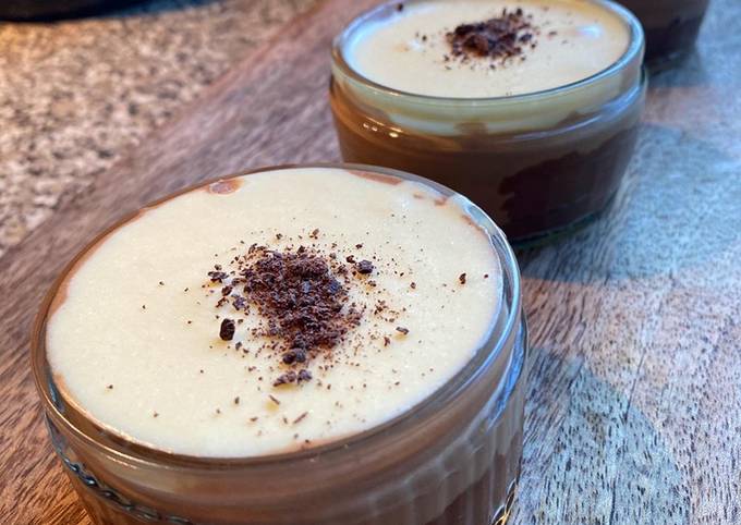 Recipe of Speedy Triple layer chocolate mousse