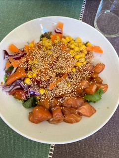 Una foto de Poke Bowl casero