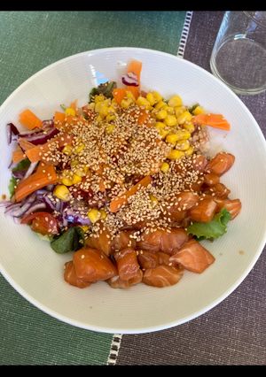 Una foto de Poke Bowl casero