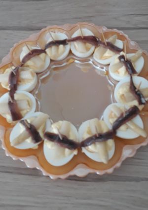 Una foto de Huevos de aperitivo