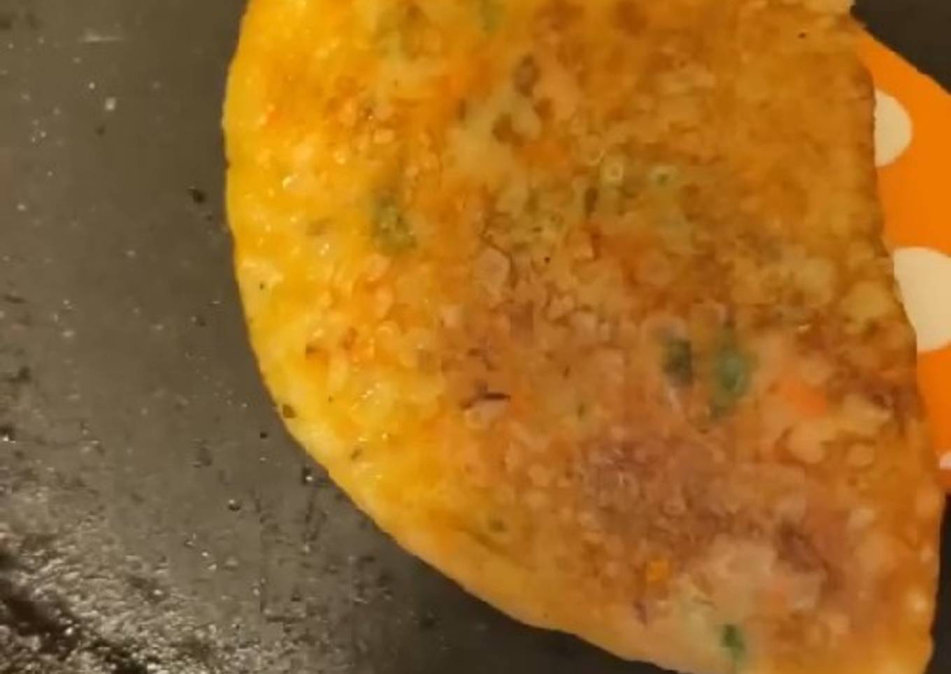 Instant wheat carrot dosa