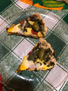 Una foto de Pizza de avena