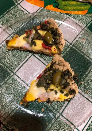 Una foto de Pizza de avena